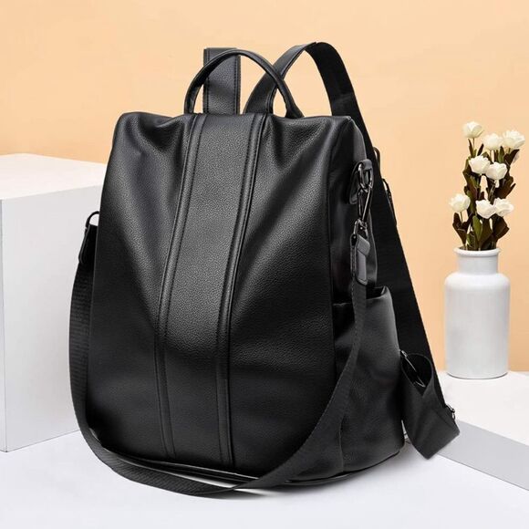 Women Backpack Purse Waterproof Nylon Anti-theft Rucksack Lightweight Shoulder - Picture 1 of 9